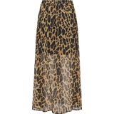 Rok - Maxi Lengte - Elastische Tailleband - Zijsplitten