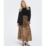 Rok - Maxi Lengte - Elastische Tailleband - Zijsplitten