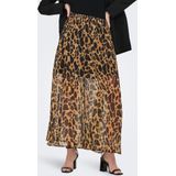 Rok - Maxi Lengte - Elastische Tailleband - Zijsplitten