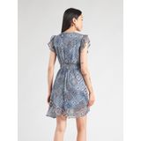 ONLY - ONLASTA - Jurk - Blauw - Zwart - Wit - Korte Lengte - V-hals