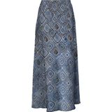 ONLY - Maxi Rok - Grijsblauw - Polyester