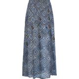 ONLY - Maxi Rok - Grijsblauw - Polyester