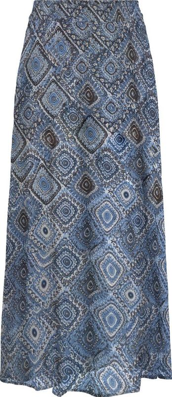 ONLY - Maxi Rok - Grijsblauw - Polyester