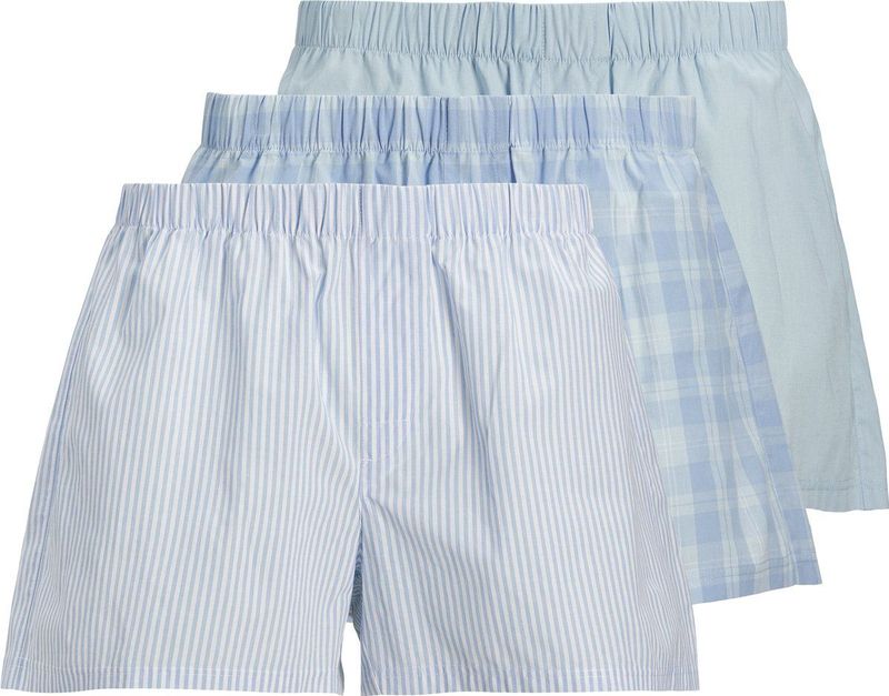 Boxershort - Katoen - Geweven Stof - Elastische Tailleband