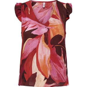 Russet Brown - Nachtkleding - 100% Viscose - V-hals - Korte Mouwen