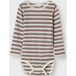 Merino Wol - Romper - Lange Mouwen - Drukknoopsluiting - Unieke Patronen