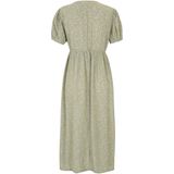 Mlpatrize - Zwangerschapsjurk - Midi-lengte - V-Hals - Korte Mouwen - Regular Fit