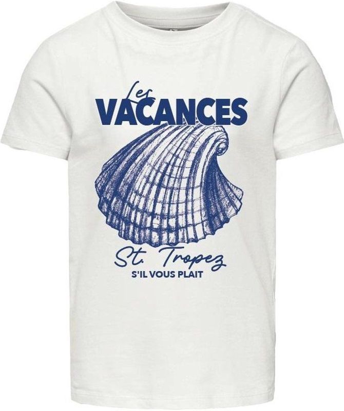 KIDS_ONLY - T-shirt - Wit - Katoen