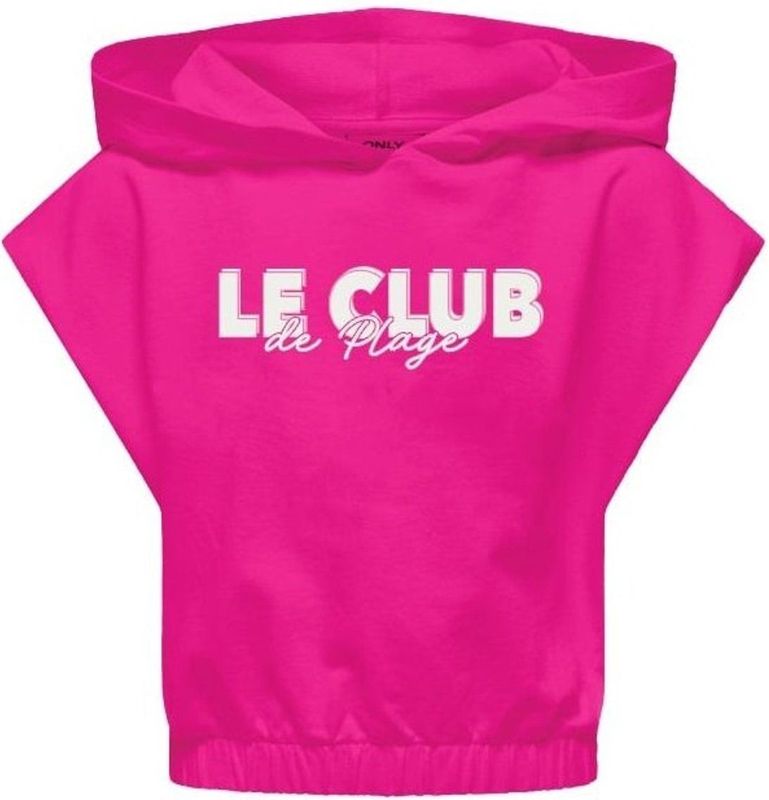 KIDS ONLY - Trui - Roze - Katoen - Capuchon