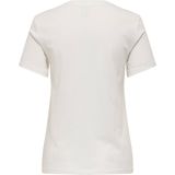 Only - Cameron Life Shirt - Off White - Dames