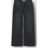 Jeans - Wide-Fit - Blauw - Katoen - Verstelbare Taille