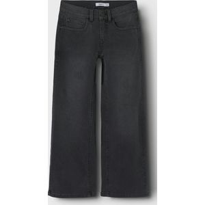 Jeans - Wide-Fit - Blauw - Katoen - Verstelbare Taille