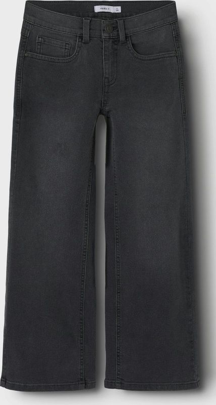 Jeans - Wide-Fit - Blauw - Katoen - Verstelbare Taille