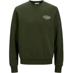 JACK&JONES - JJMAKOTO - Sweatshirt - Zwart - Ronde Hals - Lange Mouwen