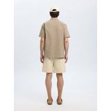 Overhemd - Seersucker - Korte Mouwen - Biologisch Katoen - Relaxed Fit