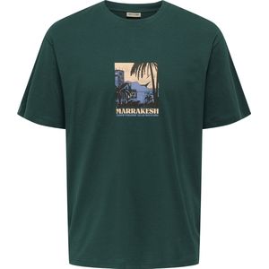 Only & Sons - BEANE - T-shirt - Effen - Relaxed Fit - Katoen