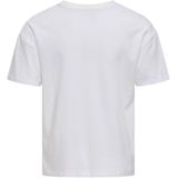 KIDS ONLY GIRL - KOGRUTH SOLEI LIFE - T-shirt - Wit - 100% Katoen