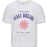 KIDS ONLY GIRL - KOGRUTH SOLEI LIFE - T-shirt - Wit - 100% Katoen