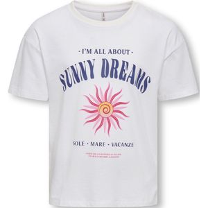 KIDS ONLY GIRL - KOGRUTH SOLEI LIFE - T-shirt - Wit - 100% Katoen