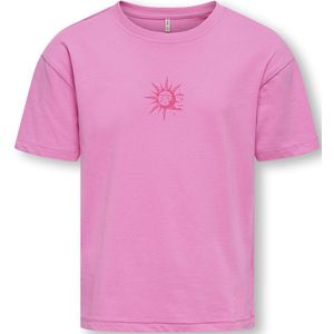 KIDS ONLY GIRL T-shirt fuchsia gebreid