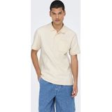 ONLY & SONS - Polo - Lichtbeige - Regular Fit