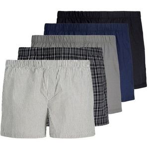 Jack & Jones - JACMILANO - Boxershorts - Multipack - Katoen - Effen en Gestreept