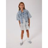 Rok - All-over Print - Geweven Stof - Elastische Taille - Gesmokt Detail