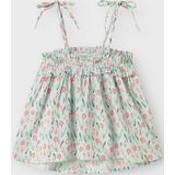 Top - All Over Print - Mouwloos - U-hals - Geweven Stof - Regular Fit