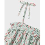 Top - All Over Print - Mouwloos - U-hals - Geweven Stof - Regular Fit