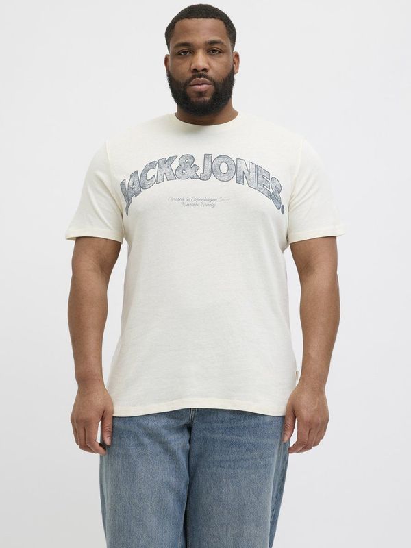 JACK & JONES - T-shirt - Katoen - Ronde Hals - Korte Mouwen