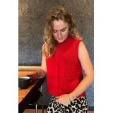 Pieces - Pcjessie - Gilet - Goji Berry - Dames