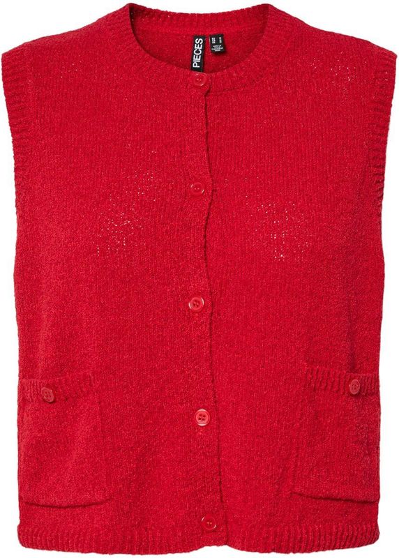 Pieces - Pcjessie - Gilet - Goji Berry - Dames