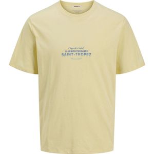 JACK & JONES Jorcanggu Borst Tee Ss Crew Neck Pls, Double Cream, 3XL
