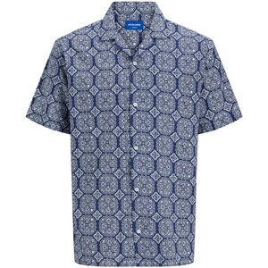Jack & Jones - Overhemd - Navy / Offwhite - Regular Fit