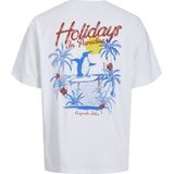 JACK & JONES JUNIOR - T-shirt - Katoen - Ronde Hals - Korte Mouwen