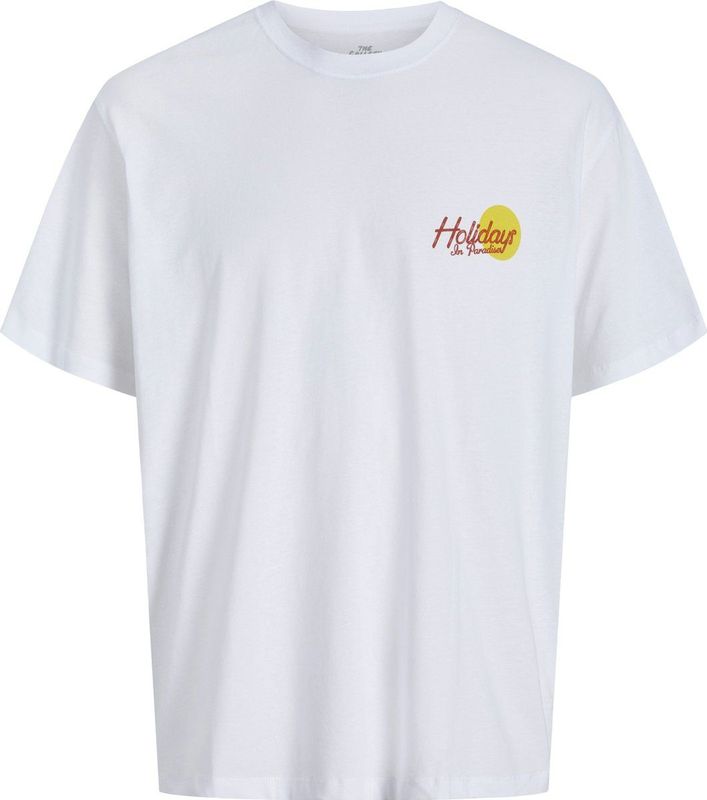 JACK & JONES JUNIOR - T-shirt - Katoen - Ronde Hals - Korte Mouwen