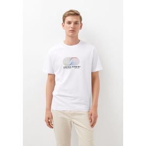Jack & Jones - JCOCALMA TEE SS CREW NECK FST JNR - T-shirt - Bright White - 100% Katoen
