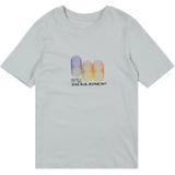 Jack & Jones - JCOCALMA TEE SS CREW NECK FST JNR - T-shirt - Grijs - Korte Mouwen