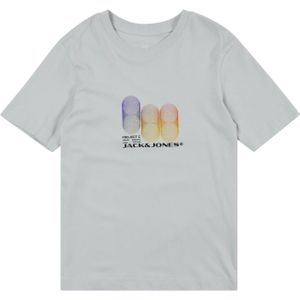 Jack & Jones - JCOCALMA TEE SS CREW NECK FST JNR - T-shirt - Grijs - Korte Mouwen