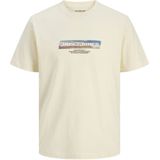 JACK & JONES - Jcolido - T-shirt - Sweet Corn - Katoen