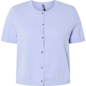 Pcorina Ss O-hals gebreide cardigan Pw Bc, baby lavendel, M