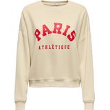 ONLY Sweatshirt Dames Met Print - Berk - Losse Pasvorm - Lange Mouwen
