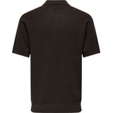 Onsjames - Gebreide T-shirt - Polo - Korte Mouwen - Regular Fit