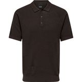 Onsjames - Gebreide T-shirt - Polo - Korte Mouwen - Regular Fit