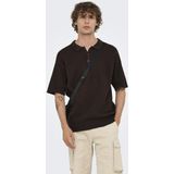 Onsjames - Gebreide T-shirt - Polo - Korte Mouwen - Regular Fit