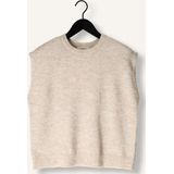 Selected Femme - SLFLULU SL Knit - Gebreid Vest - Beige - Dames