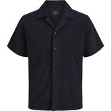 JACK & JONES JUNIOR - Poloshirt - Korte Mouwen - Gebreid Detail - Blauw