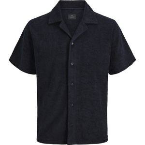 JACK & JONES JUNIOR - Poloshirt - Korte Mouwen - Gebreid Detail - Blauw