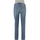 Mom Fit - Zwangerschapsjeans - Mid Waist - Mid Wash - Ondersteunende Buikband