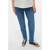 Mom Fit - Zwangerschapsjeans - Mid Waist - Mid Wash - Ondersteunende Buikband